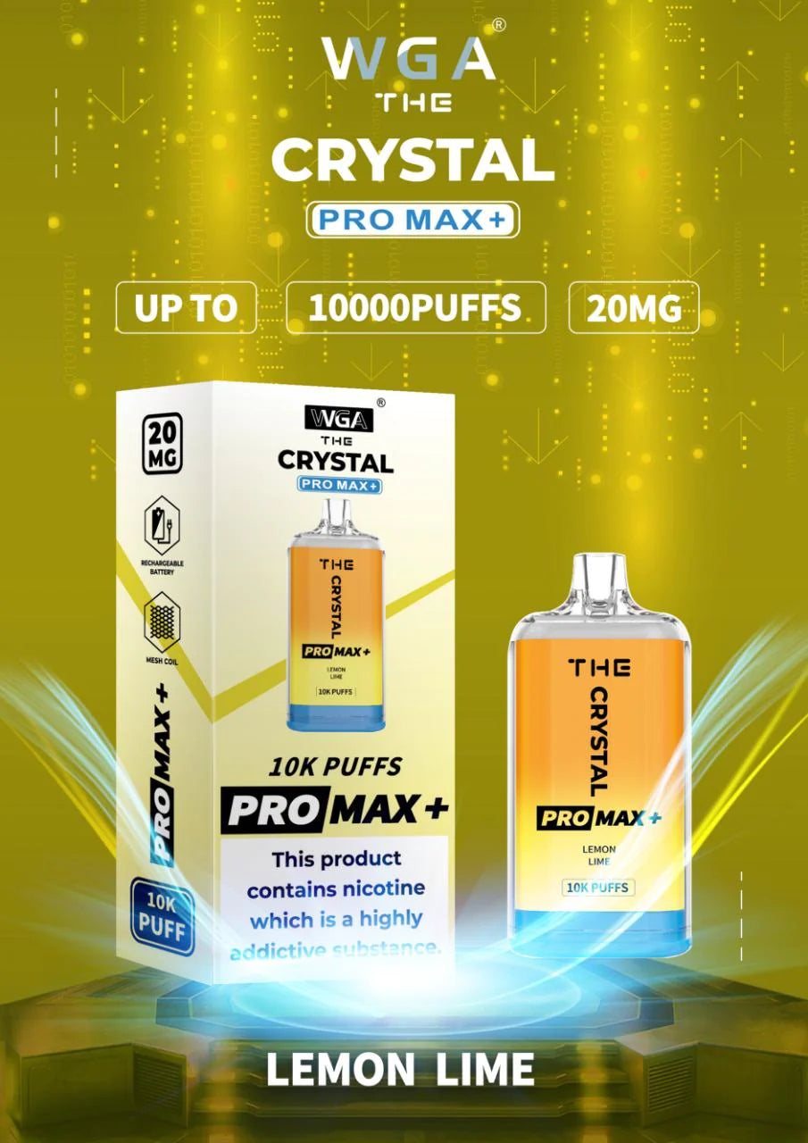 Bulk Buy Crystal Pro Max Vape 10000 Puffs Box of 10 in UK