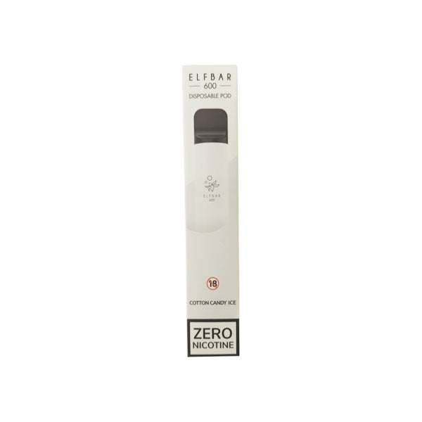 EXPIRED ::0mg ELF Bar 600 Disposable Vape Pod 600 Puffs