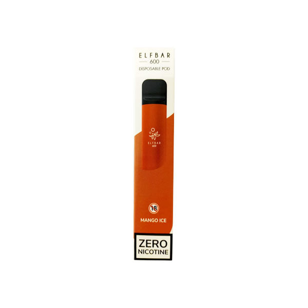 EXPIRED ::0mg ELF Bar 600 Disposable Vape Pod 600 Puffs