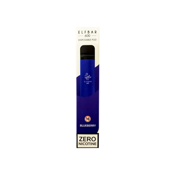 EXPIRED ::0mg ELF Bar 600 Disposable Vape Pod 600 Puffs