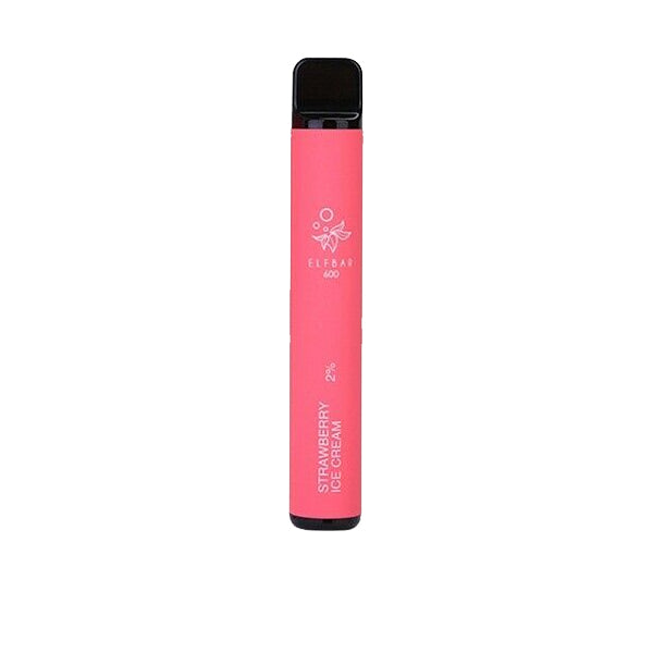elf bar 600 puffs vape all flavours