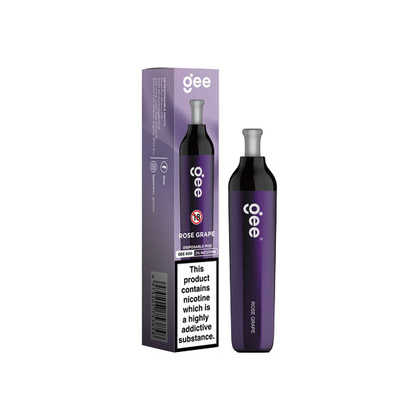 20mg ELF BAR Gee 600 Puffs Disposable Vape