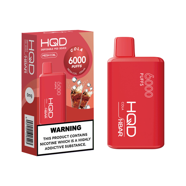 HQD HBAR 6000 Puffs Disposable Vape