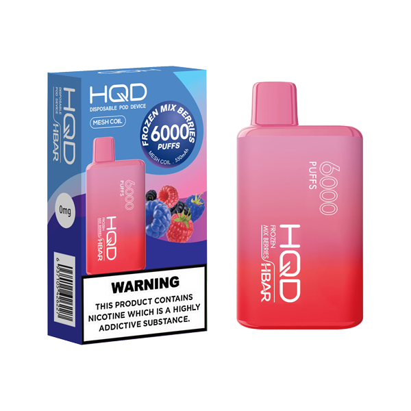 HQD HBAR 6000 Puffs Disposable Vape