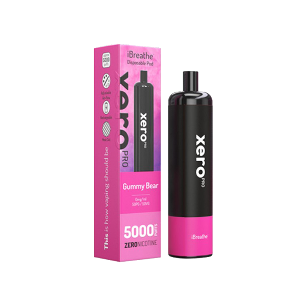 5000 Puffs iBreathe Xero Pro Disposable Vape