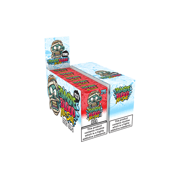 10mg Zombie Blood 10ml Nic Salts E-Liquid - Pack Of 5 (50VG/50PG)