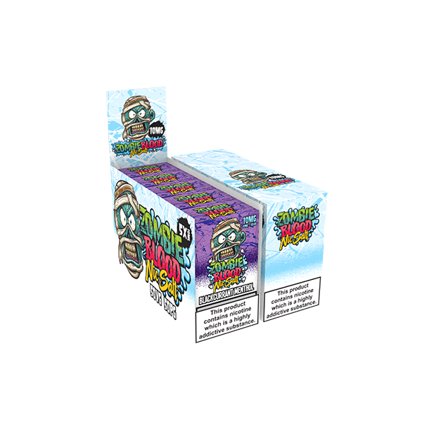 10mg Zombie Blood 10ml Nic Salts E-Liquid - Pack Of 5 (50VG/50PG)