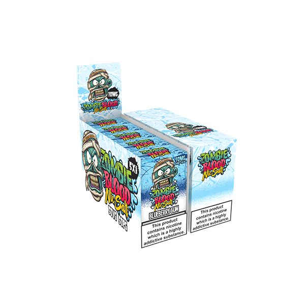 10mg Zombie Blood 10ml Nic Salts E-Liquid - Pack Of 5 (50VG/50PG)