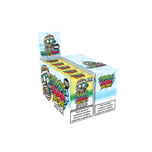 10mg Zombie Blood 10ml Nic Salts E-Liquid - Pack Of 5 (50VG/50PG)