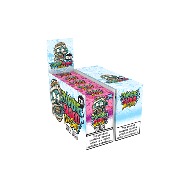 10mg Zombie Blood 10ml Nic Salts E-Liquid - Pack Of 5 (50VG/50PG)