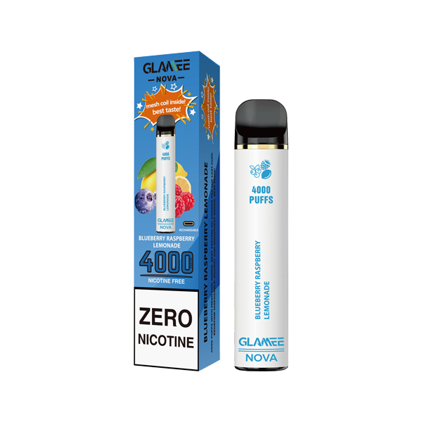 Glamee Nova Disposable Vaping Device 4000 Puffs 0mg (BUY 1 GET 1 FREE)