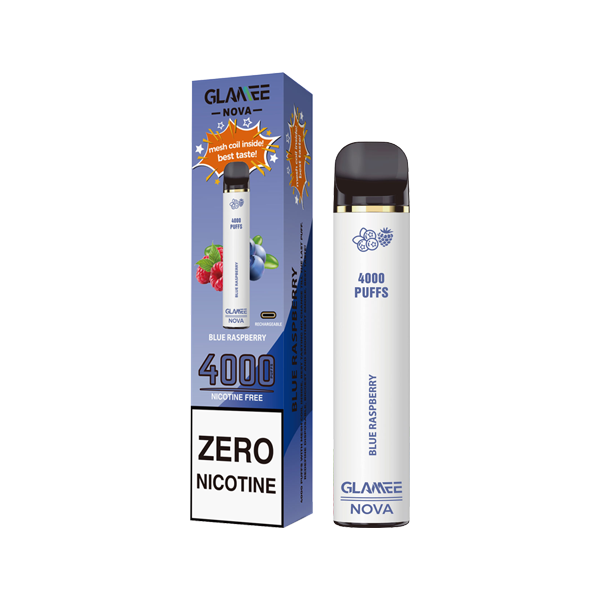 Glamee Nova Disposable Vaping Device 4000 Puffs 0mg (BUY 1 GET 1 FREE)