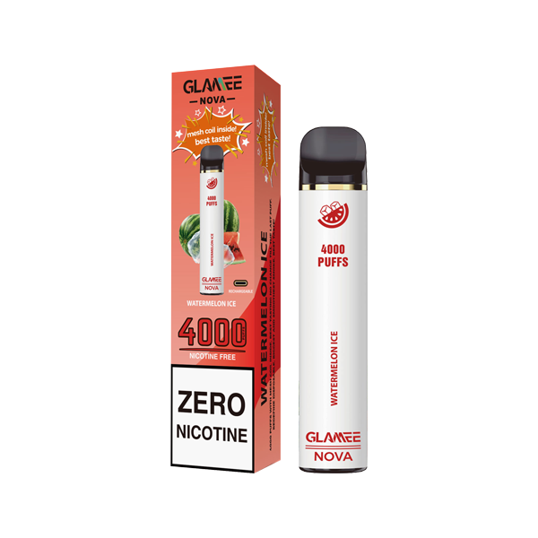 Glamee Nova Disposable Vaping Device 4000 Puffs 0mg (BUY 1 GET 1 FREE)