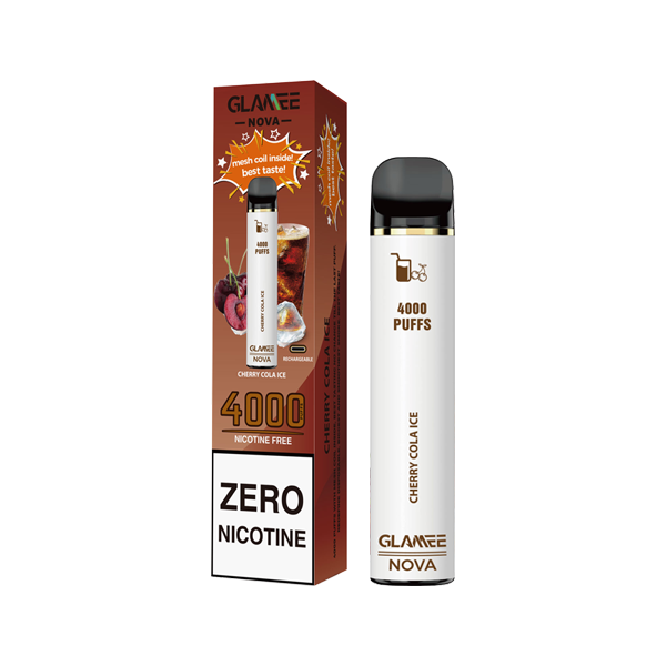 Glamee Nova Disposable Vaping Device 4000 Puffs 0mg (BUY 1 GET 1 FREE)