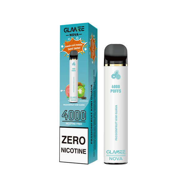 Glamee Nova Disposable Vaping Device 4000 Puffs 0mg (BUY 1 GET 1 FREE)