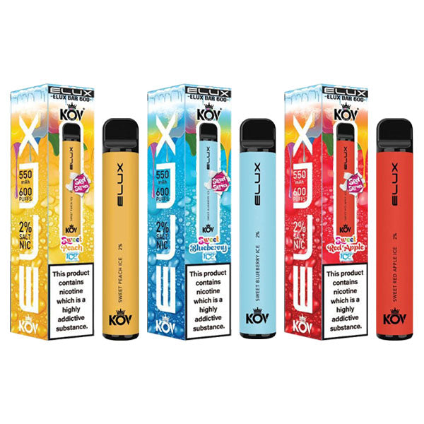 20mg Elux Kov Bar Sweets Disposable Vape 600 Puffs UK