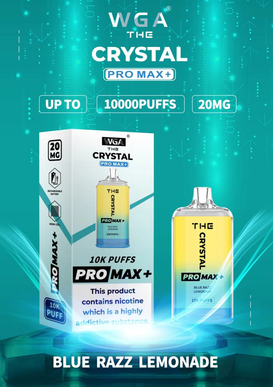 Crystal Pro Max 10000 Puffs Vape Box of 10 in UK