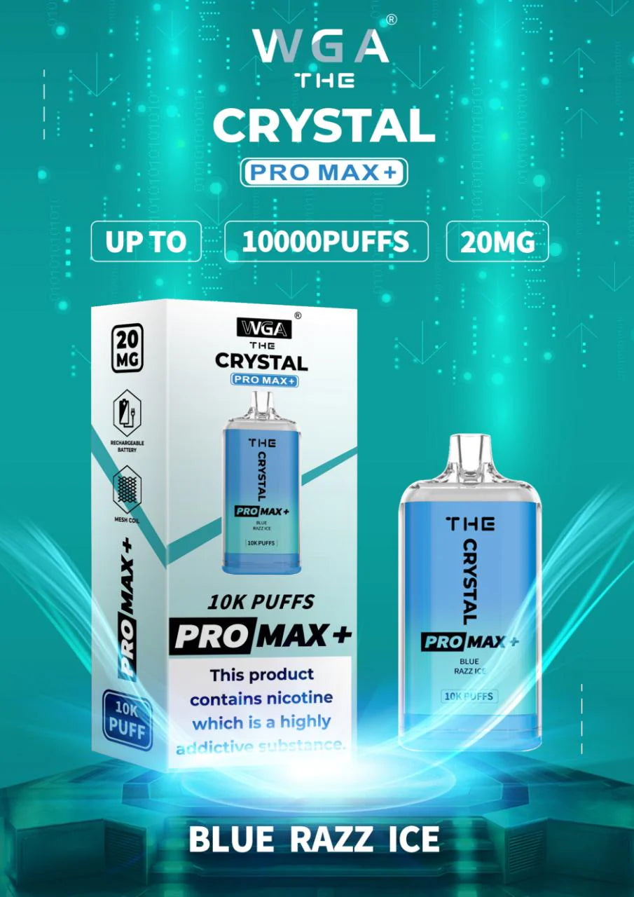 Crystal Pro Max 10000 Puffs Vape Box of 10 in UK