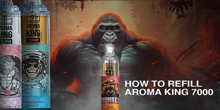Can you Refill Aroma King Tornado 7000 Puffs Vapes?