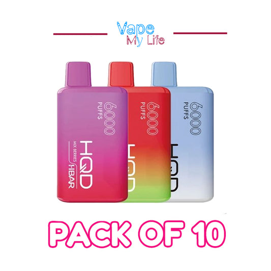 HQD 6000 box of 10