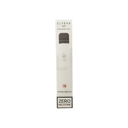 EXPIRED ::0mg ELF Bar 600 Disposable Vape Pod 600 Puffs