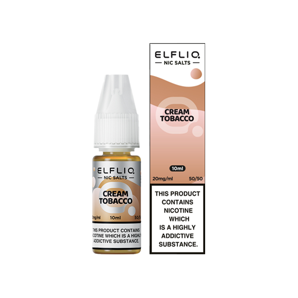 elfliq cream tobacco