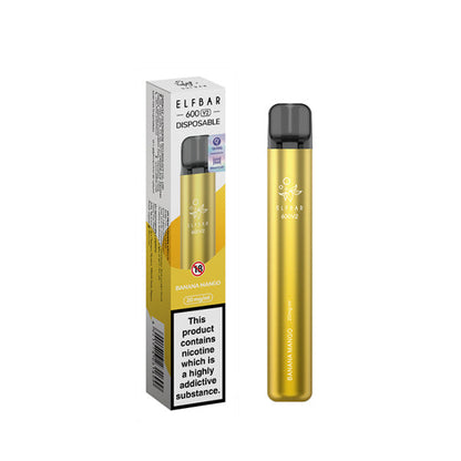 Elf Bar V2 600 Puffs Disposable Vape 20mg