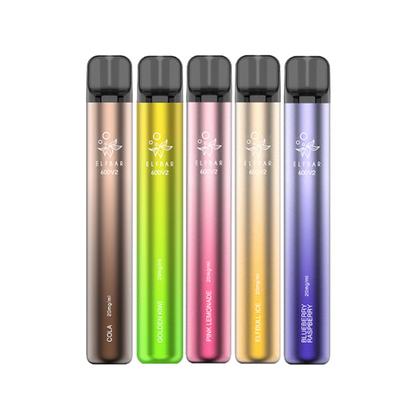 Elf Bar V2 600 Puffs Disposable Vape