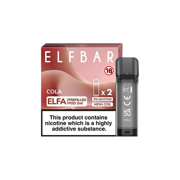 ELF Bar ELFA 20mg Replacement Prefilled Pods 2ml