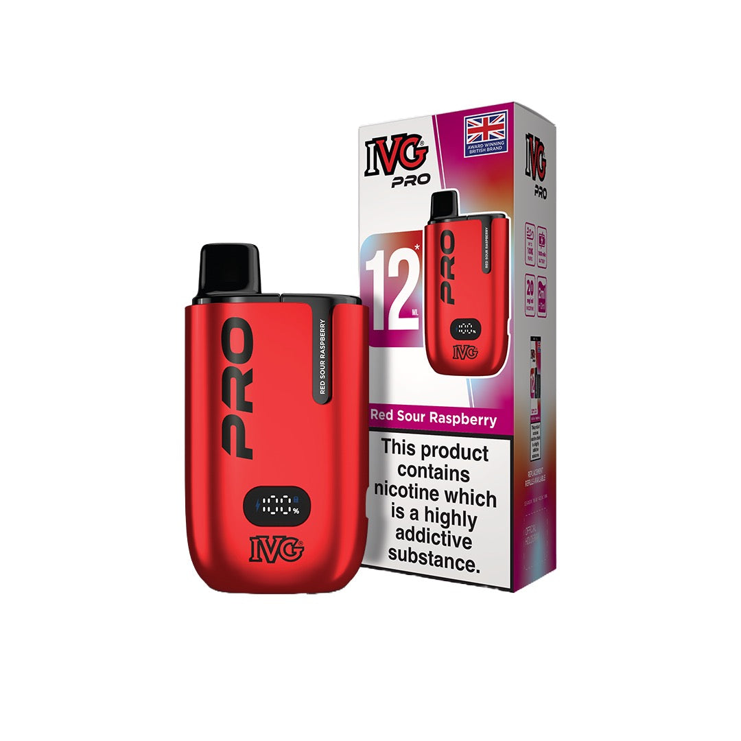 20mg IVG Pro 12 Prefilled 10000 Puffs Vape Kit