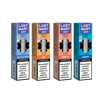 20mg Lost Mary 4in1 Prefilled Pods 1200 Puffs UK