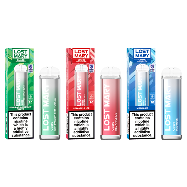 20mg Lost Mary QM600 Disposable Vape 600 Puffs