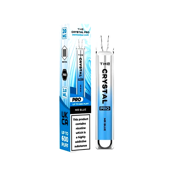 20mg Crystal Pro 600 Puffs Disposable Vape