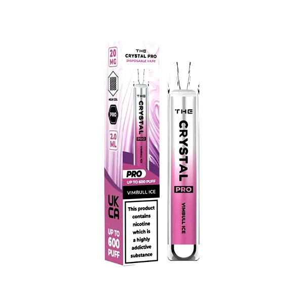 20mg Crystal Pro 600 Puffs Disposable Vape