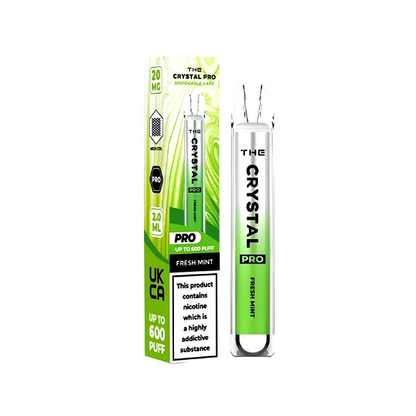 20mg Crystal Pro 600 Puffs Disposable Vape