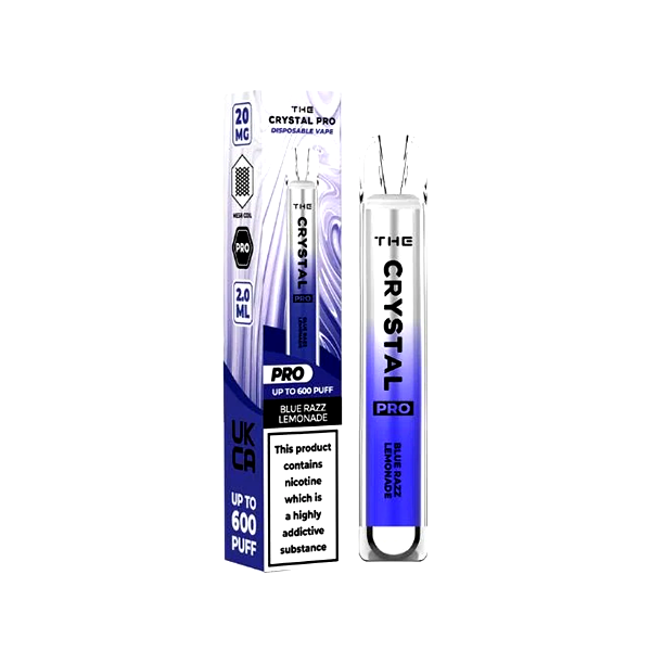 20mg Crystal Pro 600 Puffs Disposable Vape