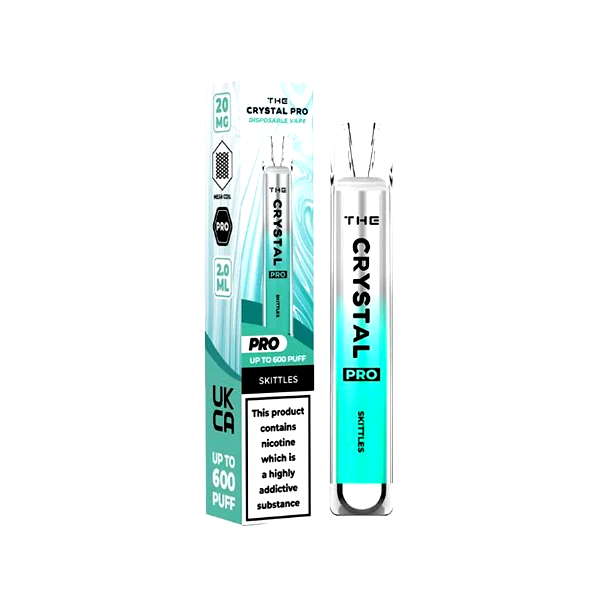 20mg Crystal Pro 600 Puffs Disposable Vape