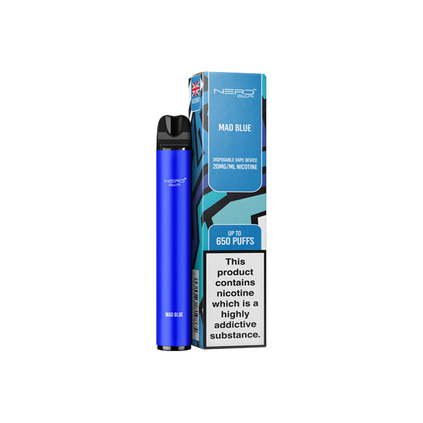 Nerd Bar 650 Puffs Disposable Vape