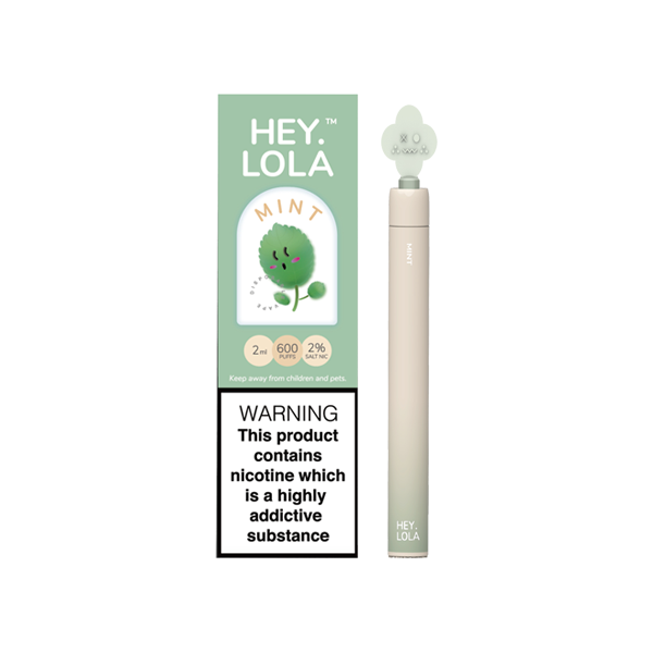 20mg Hey Lola Disposable Vape Device 600 Puffs