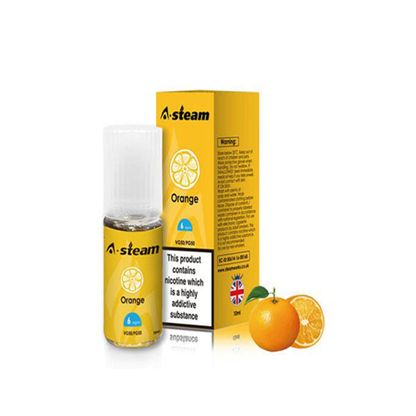 A-Steam Fruit Flavours 18MG 10ML E-Liquid (50VG/50PG)