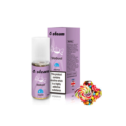 A-Steam Fruit Flavours 18MG 10ML E-Liquid (50VG/50PG)