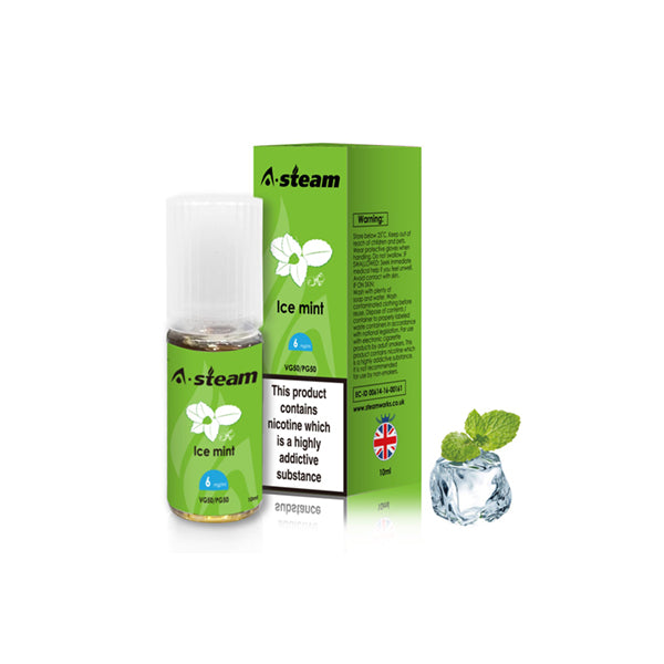 A-Steam Fruit Flavours 18MG 10ML E-Liquid (50VG/50PG)