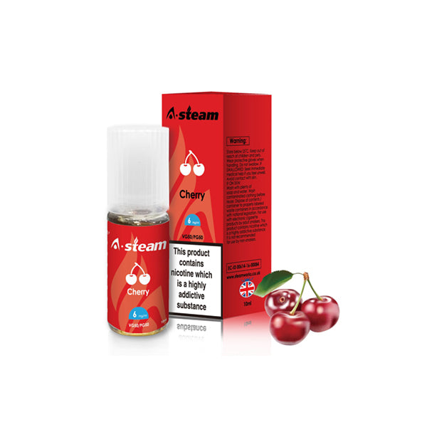 A-Steam Fruit Flavours 18MG 10ML E-Liquid (50VG/50PG)