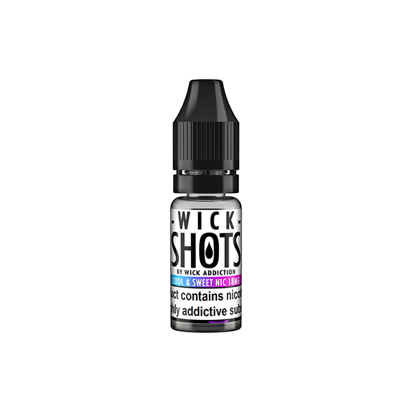 Wick Addiction Wick Shot 10ml Cool & Sweet Nic Shot E-Liquid