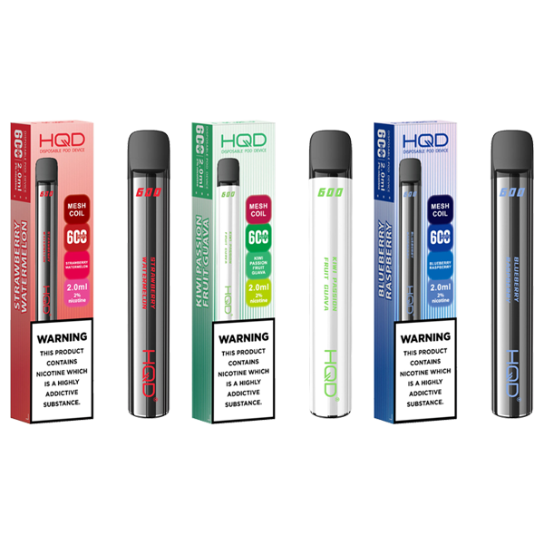 HQD 600 Puffs Disposable Vape UK