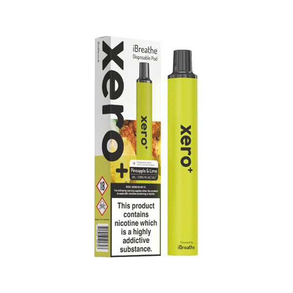 20mg iBreathe Xero+ Disposable Vape 600 Puffs