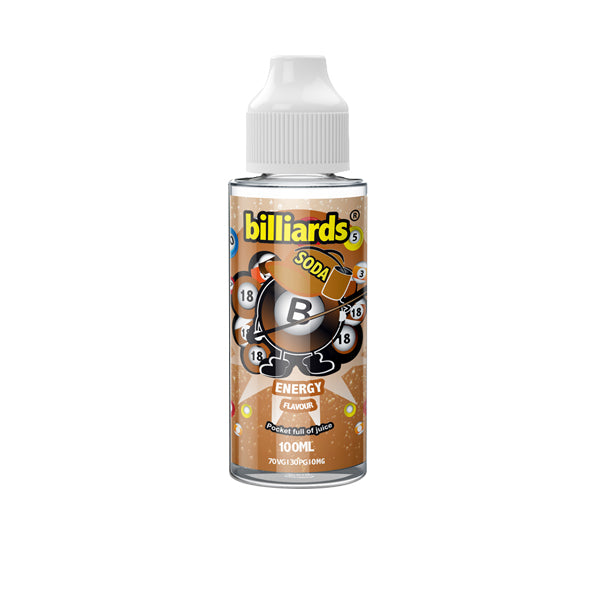 Billiards Soda Range 0mg Shortfill E-Liquid