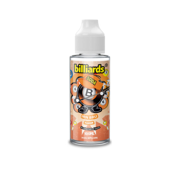 Billiards Soda Range 0mg 100ml Shortfill E-Liquid