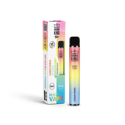 0mg Aroma King Bar 600 Disposable Vape Device 600 Puffs