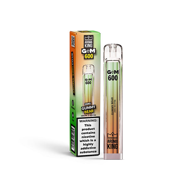 0mg Aroma King GEM 600 Puffs Disposable Vape